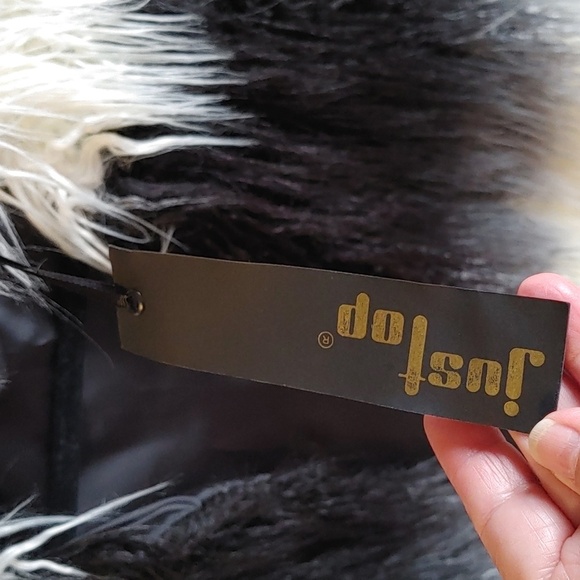 Nwt Fabulous Faux Fur Ombre Vest One Size - Picture 6 of 8